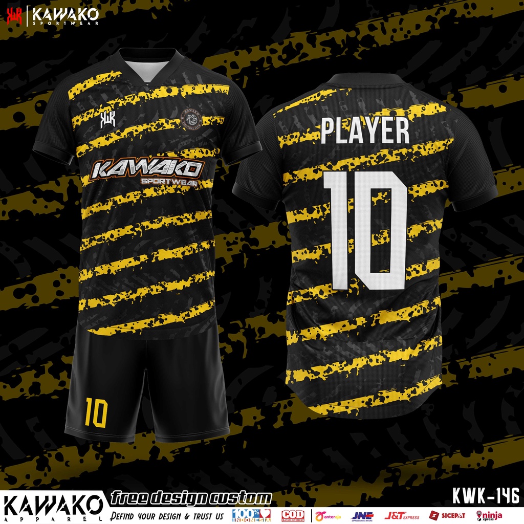 Jersey Bola & Futsal (FREE CUSTOM DESIGN)