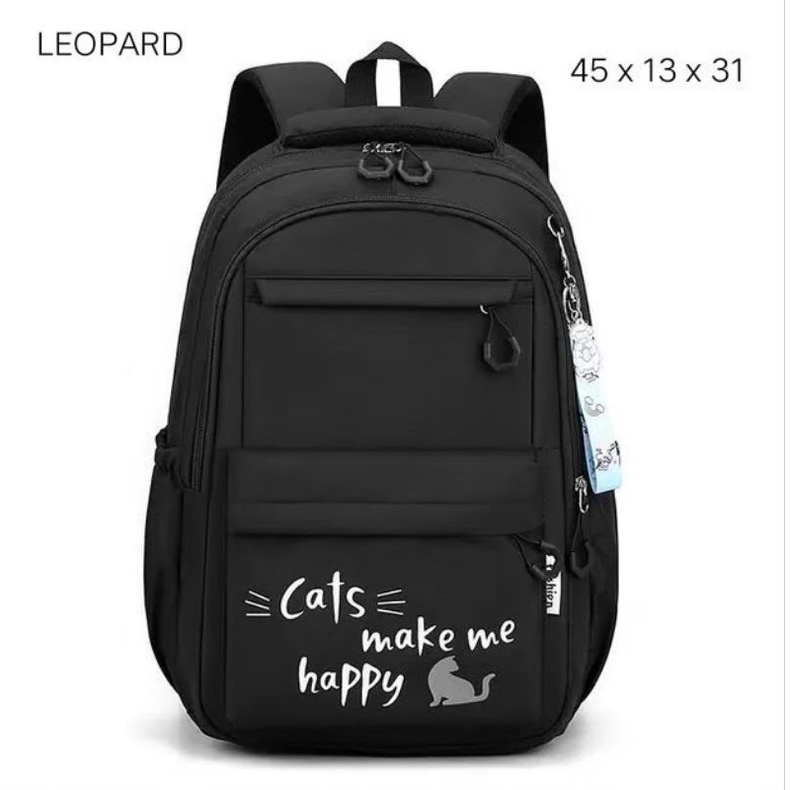 Tas Ransel Anak SEKOLAH SD SMP &quot;Cats Make Me Happy&quot;