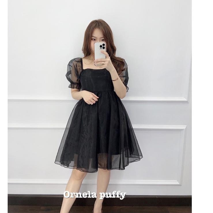 TERLARIS BRANDS FESTIVAL MINI DRESS PUFFY ORNELA / GAUN PESTA ORGANZA FASHION / NEW DRESS / DRESS NA