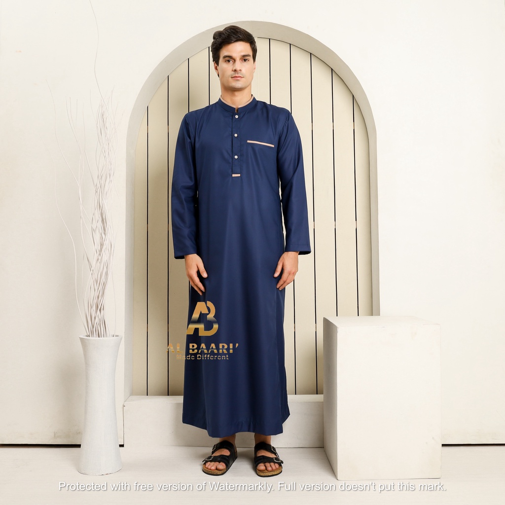 Busana Muslim Jubah Pria Gamis Pria AL BAARI (JD-091)