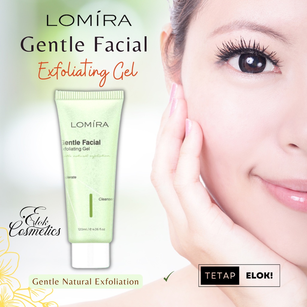 Lomira gentle facial exfoliating gel Gel 120 ml