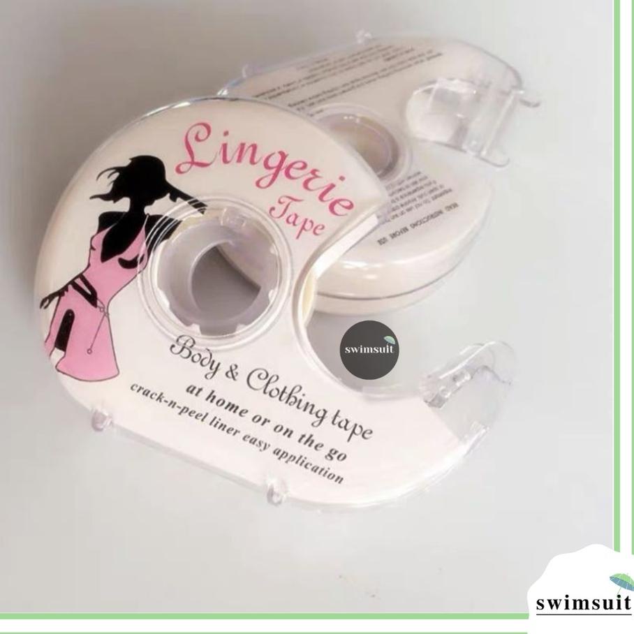 Swimsuit Body Tape Bening Lingerie Dress Baju V-Line Tape Invisible Body Tape Selotip Baju 4007