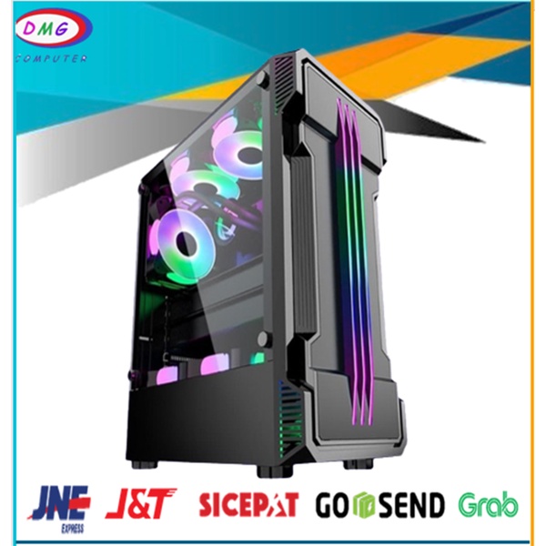 Pc Lengkap Gaming i7 4790 (GTX 1050Ti 4GB ) Cocok Editing Render - Samsung 24&quot; Curve