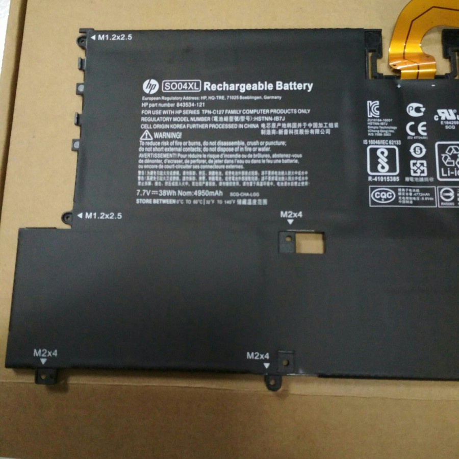Battery Baterai SO04XL HP Spectre 13-v000 13-v100 Pro 13 G1 844199-855