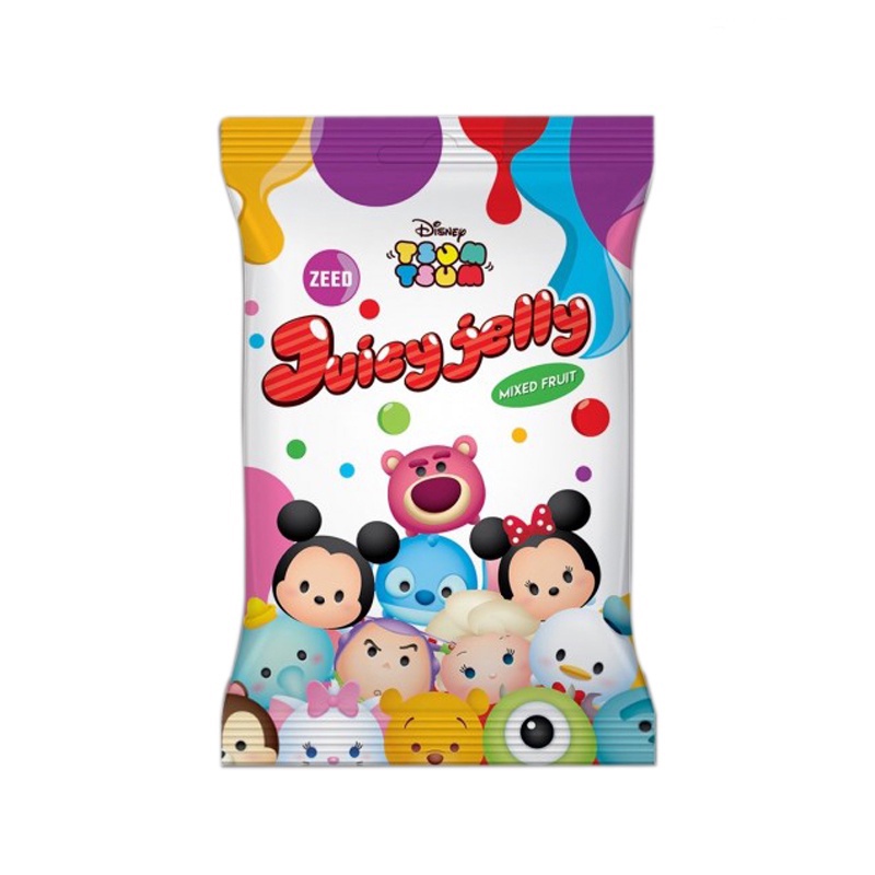 Zeed Tsum Tsum Juicy Jelly Mixed Fruit 30g