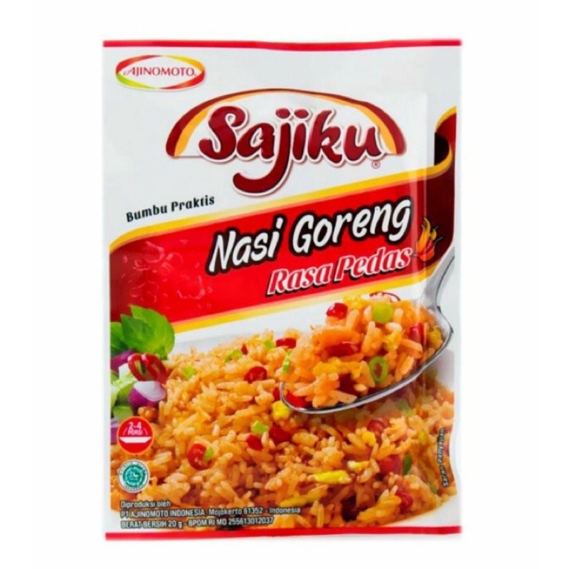 

Sajiku nasi goreng rasa pedas 20 gr ( 10 pcs )