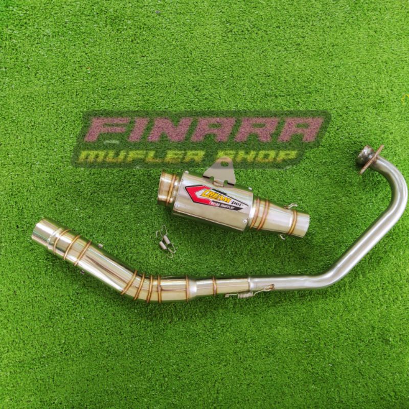 Knalpot Racing CREAMPIE CP3 MP2 Vixion / Satria Fu / Jupiter mx / Mx King / Supra GTR / Sonic / GL p