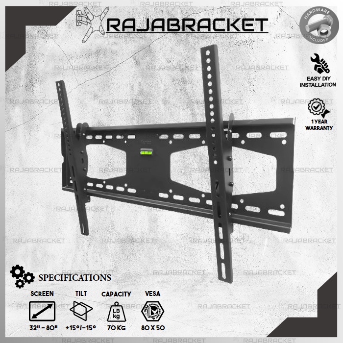 Bracket Braket TV 32 40 42 43 49 50 55 60 65 70 75 80 inch, Braket TV LCD LED Universal Xtra Durable for Large TV's