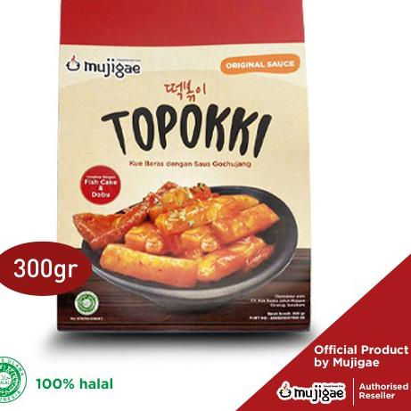 

♕ PAKET ISI 3 - Mujigae Topokki 300 gr / Teokbokki Instan / Tokpoki / Tteokbokki / Topoki ➻