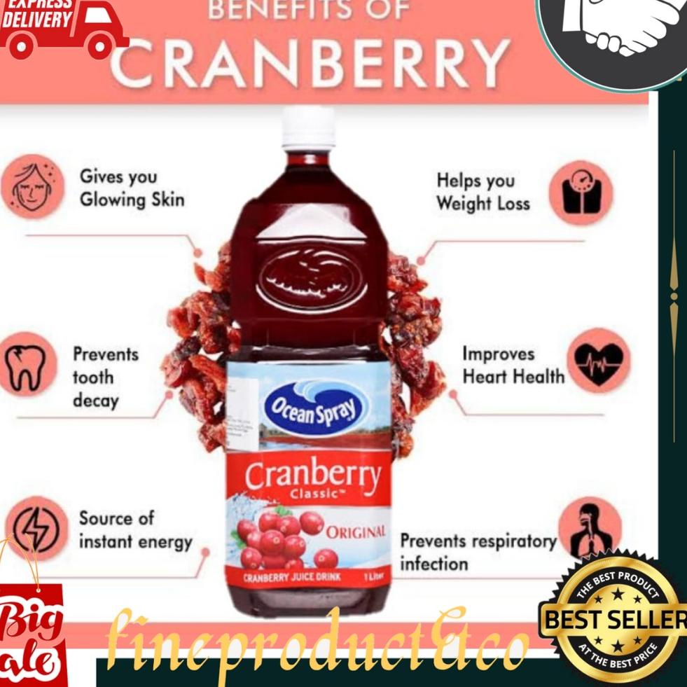 

[KODE 77] Ocean Spray Cranberry Classic Original 1Ltr Import USA