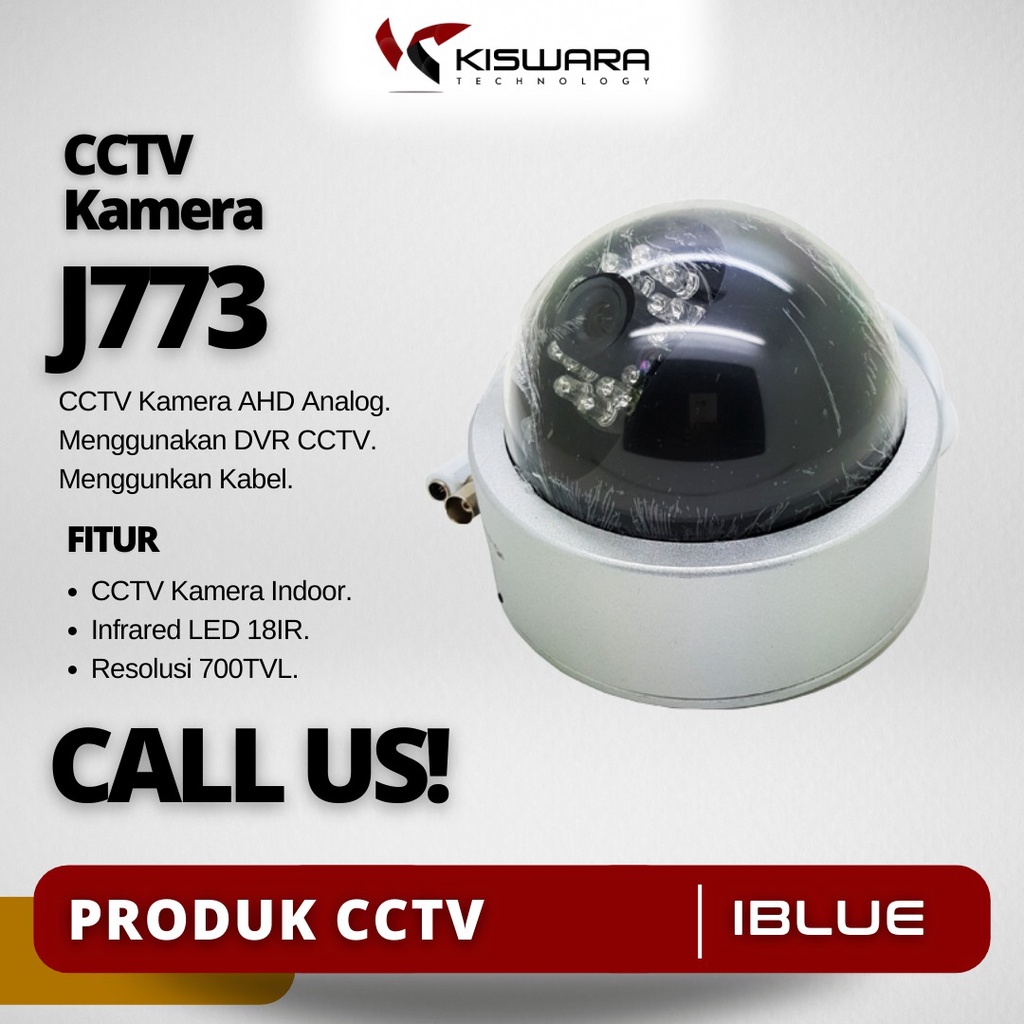 Kamera CCTV Dome Glass SONY 700TVL 18 IR [J773]