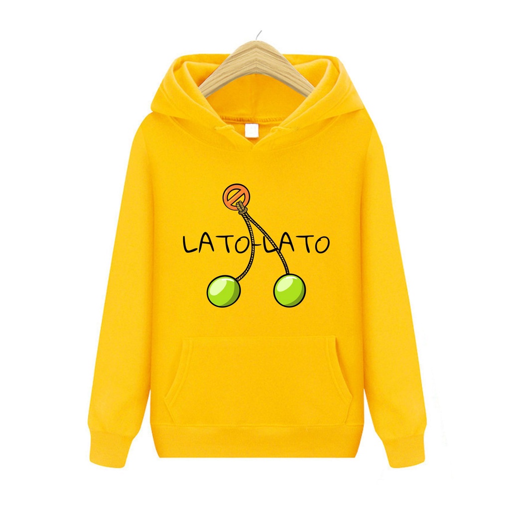 FenishaStore LATO LATO Tek Tek Sweater Hoodie Atasan Anak-anak Kekinian Usia 4-13+Tahun Bisa Bayar Ditempat COD