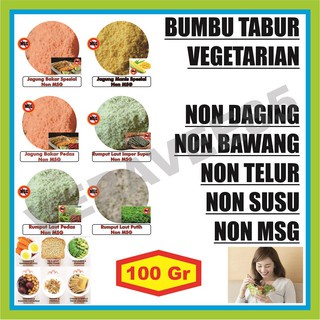 

Bumbu Tabur Vegetarian & Vegan Dijual Bubuk Aneka Rasa Jagung Bakar Balado Kaldu Jamur Cabe Rumput Laut Seaweed Pedas 100g4