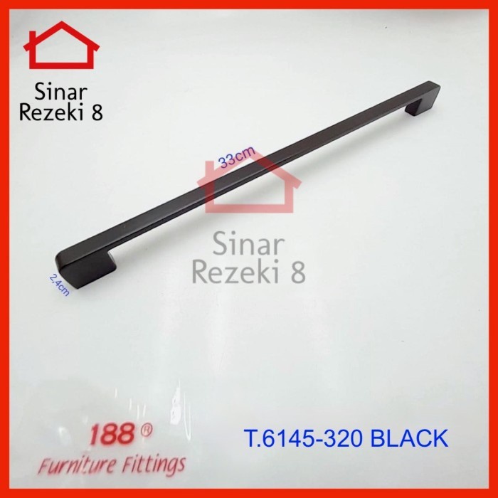 

Terlaris Tarikan Handle 6145-320 Hitam Panjang 188 Laci Pintu Lemari Minimalis