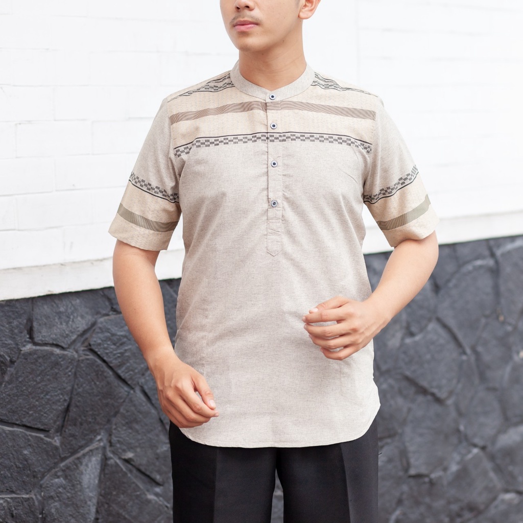 Baju Koko Kurta Dewasa Pria Lengan Pendek Matt Songket Tenun pakistan Hijau Mint Terbaru 2023