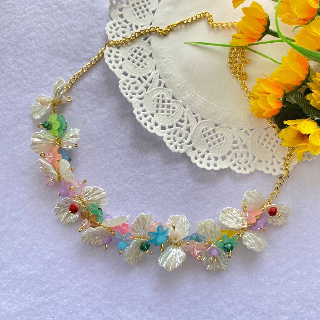 KALUNG HIJAB KINANTI/BEADS NECKLACE,kalung kondangan