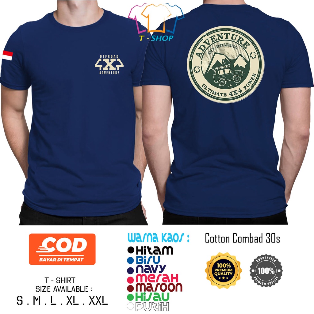 Kaos Baju ULTIMATE 4X4 OFFROAD Kaos Distro Pria Keren