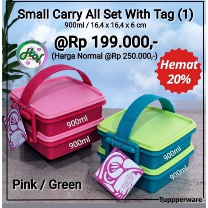 Rantang Small Carry All Set Tupperware