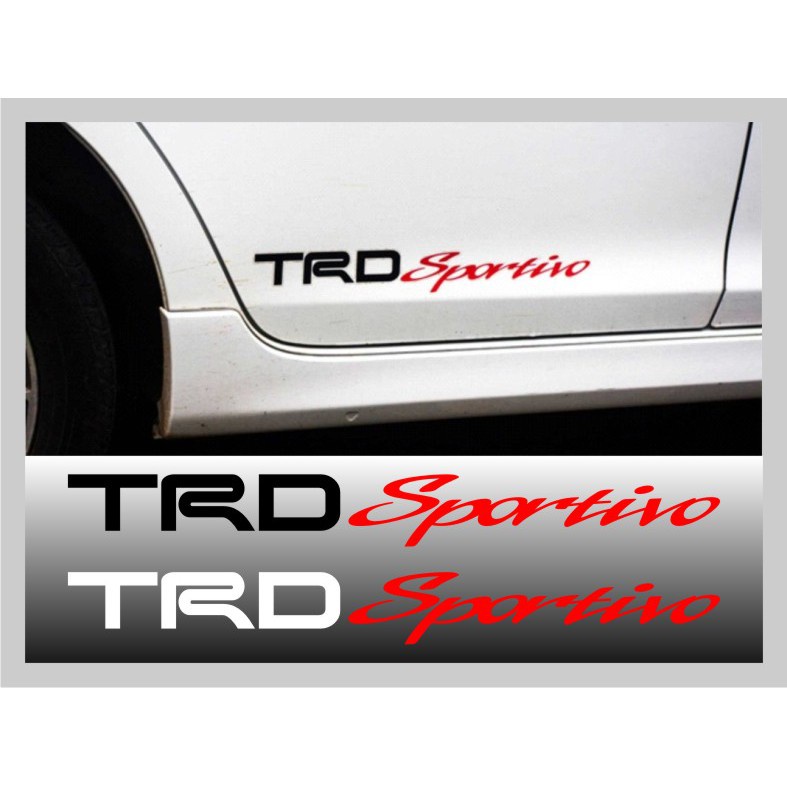 Stiker Trd Sportivo Model Rush Terios Sticker Body Samping Universal