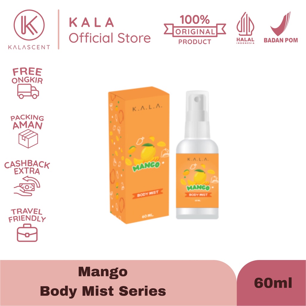 KALA Body Mist Mango Fruity Series