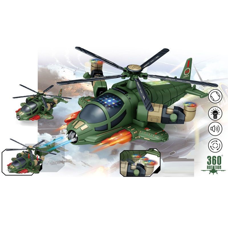 Mainan Anak PESAWAT FIGO HTER Pesawat BO Pesawat Lampu Diecast Militer