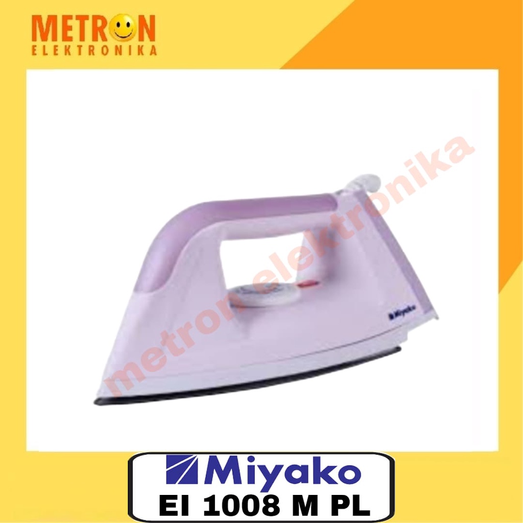 MIYAKO EI 1008 MPL PURPLE IRON / SETRIKA / GOSOKAN / EI1008MPL