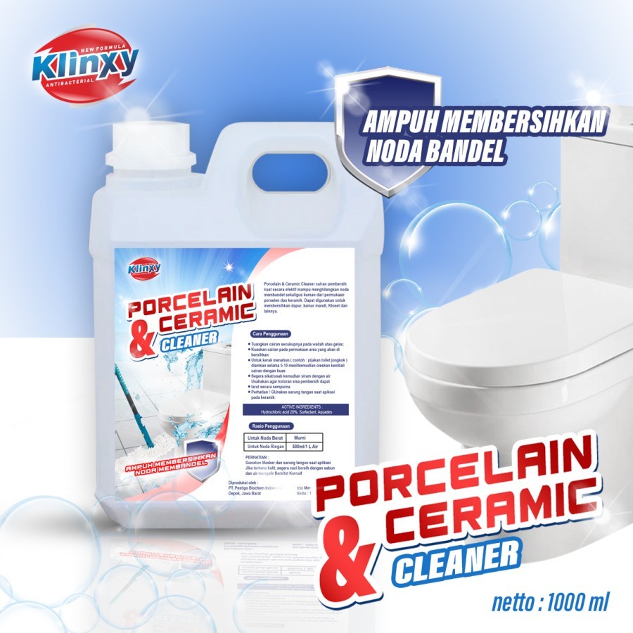 Noda Porselen Cleaner Kamar Mandi - 1 Liter Pembersih Kerak Keramik