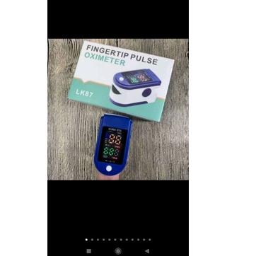 ✤ oxymeter fingertip oxymeter pulse alat mendeteksi oksigen darah oxymeter jepit jari ukur oksigen ✯