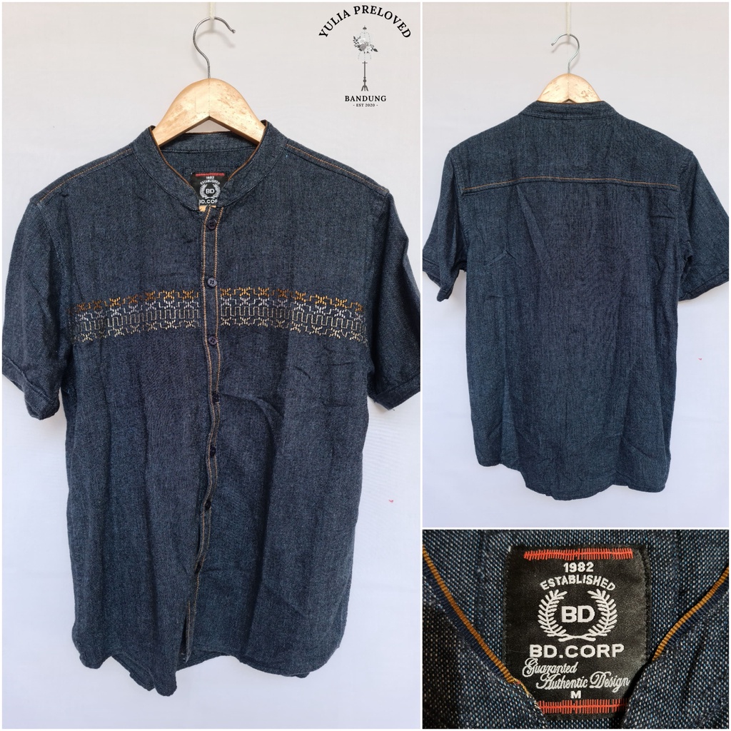 Kemeja BD. CORP Biru