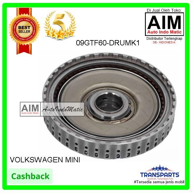 Drum K1 Matic Mini Volkswagen 6speed Auto Kit 09GTF60-DRUMK1