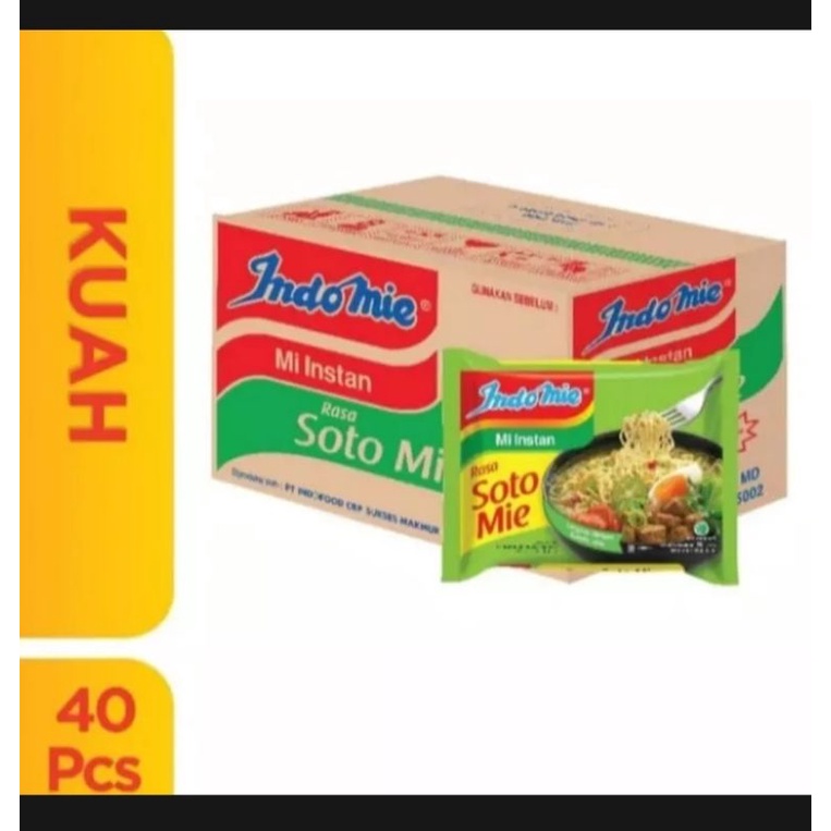

Indomie soto 1 dus.isi 40, Bks.