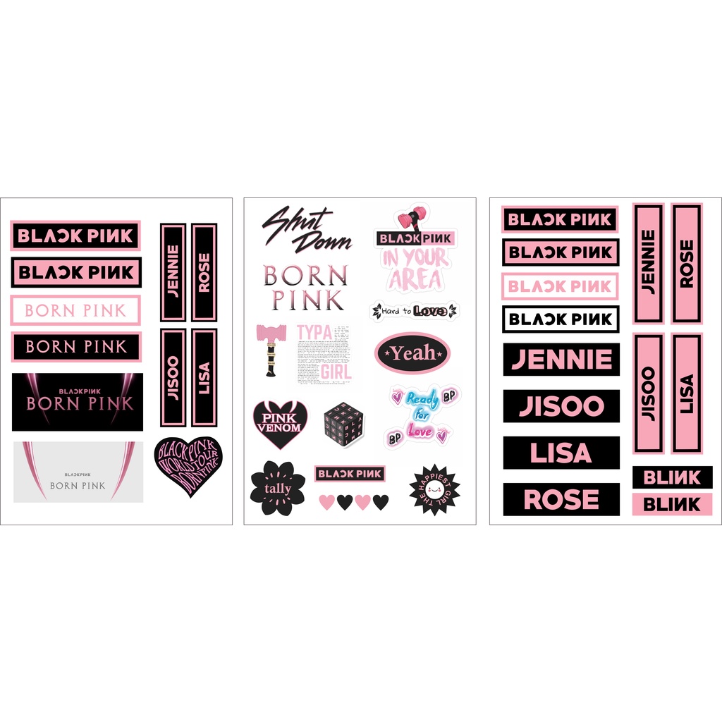 

Stiker Pack Blackpink/NCT/BTS Custom bisa request