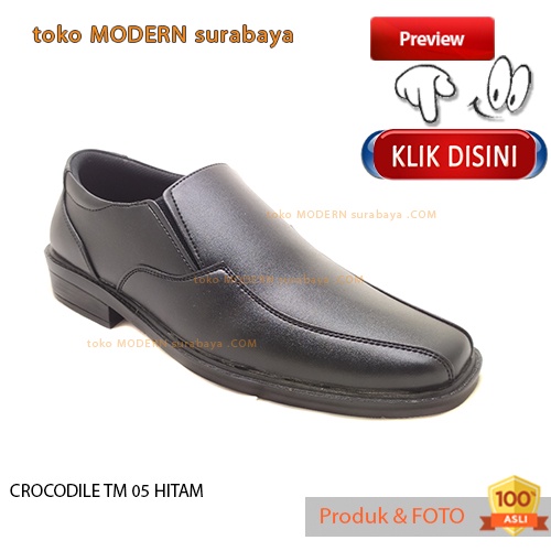 Sepatu pantovel pria casual CROCODILE TM 05