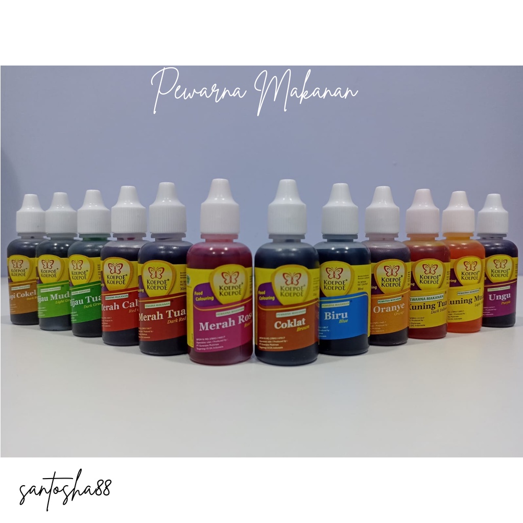 

Pewarna Makanan Koepo Koepo Cair / Food Colouring 30ml