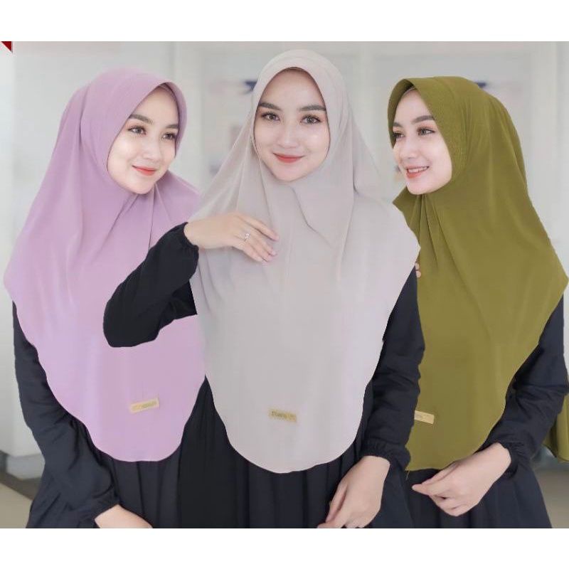 (HUSNA) Hijab instan ped marwah premium ori husna