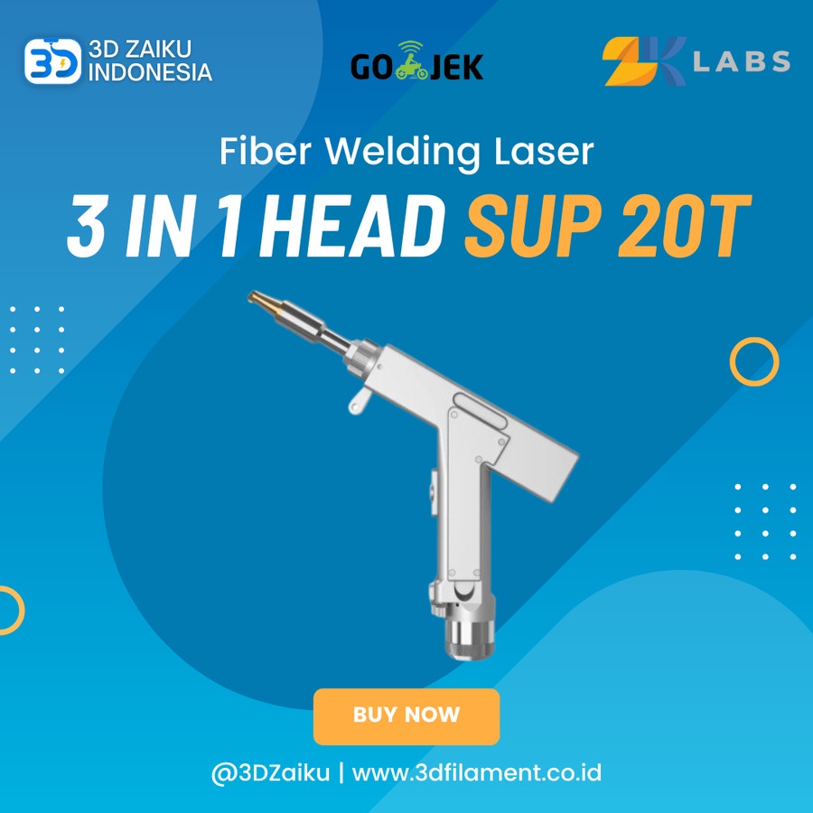 Zaiku Fiber Laser Welding 3 in 1 Head SUP 20T Cutting Welding Cleaning