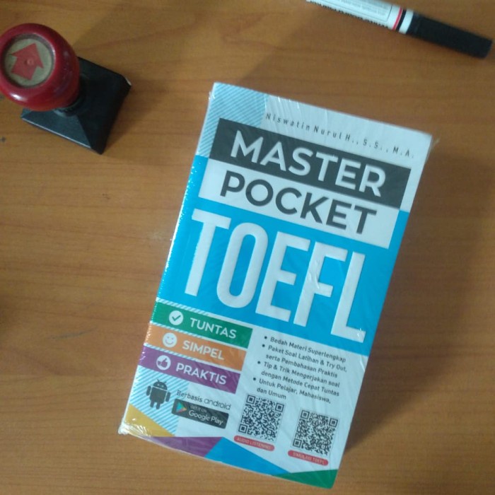 Terlaris Buku Master Pocket Toefl