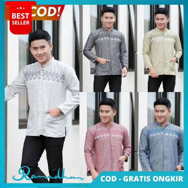 Koko Pria Terbaru 2023 Baju Muslimin Laki Terbaru2023 Kurta Hem Koko Pris Cowo Kokoh Cowok Dewasa Ke
