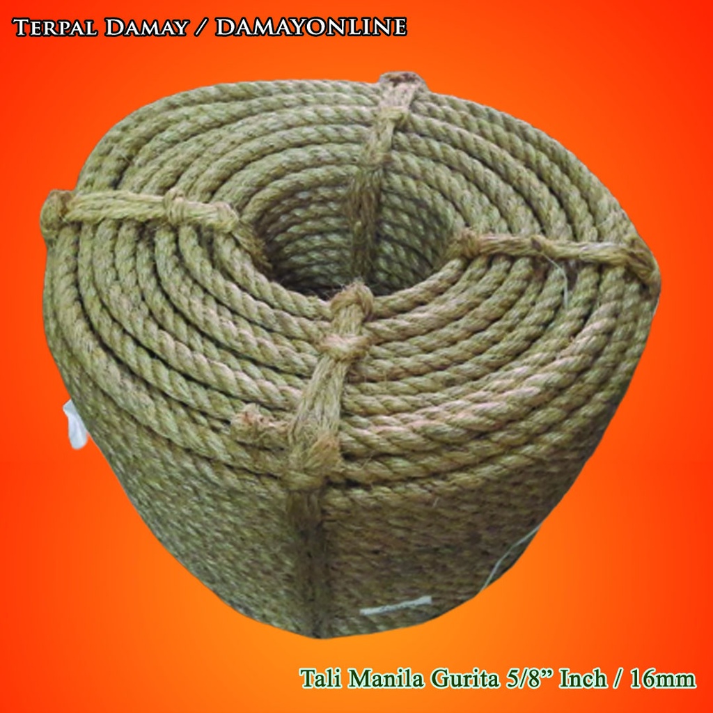 

Tali Tambang Tampar Manila Gurita 16mm / Rol ( Harga Per Rol )