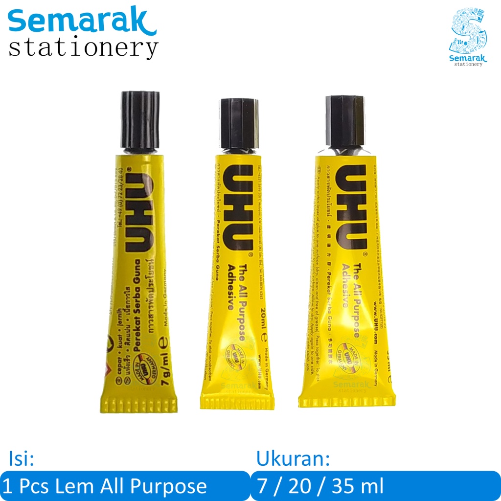 

UHU All Purpose Lem Serbaguna dan Prakarya 7 / 20 / 35 ml