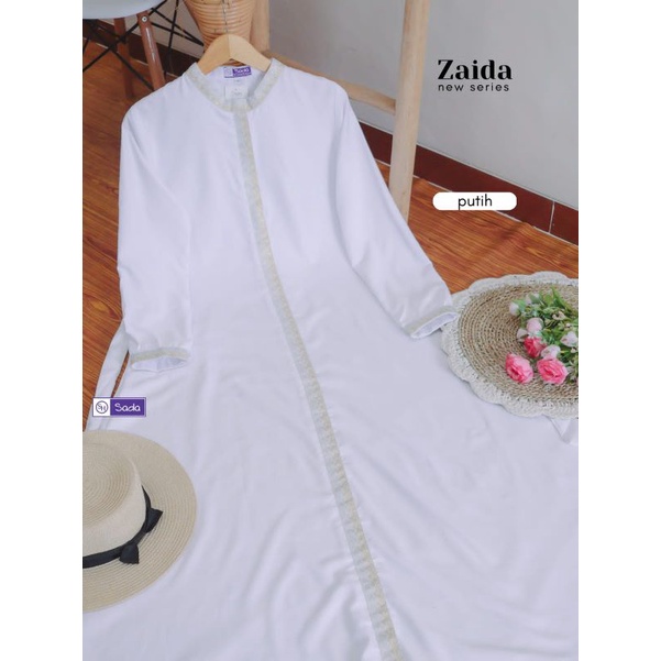 Gamis Fenomenal Zaida New Sada SH | bahan katun madina | busui friendly