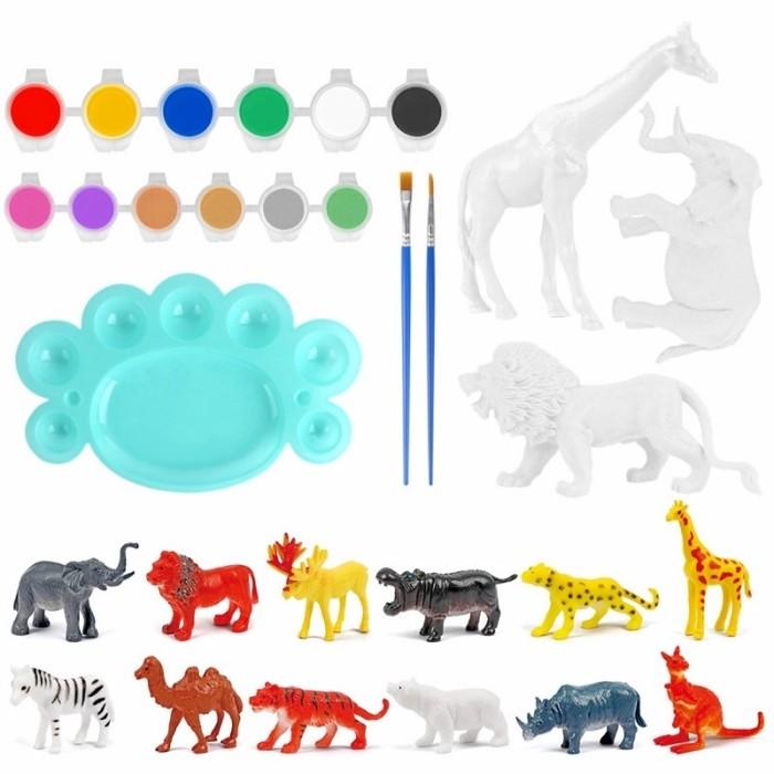 

Diy melukis binatang animal painting set