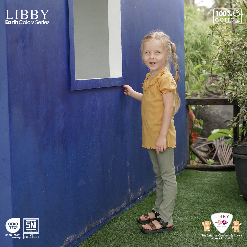 LIBBY Legging Curly | Jasper Earth Color 0-6 Tahun (1 pcs/pack)