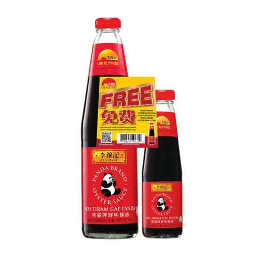 

Panda Brand Oyster Sauce Lee Kum Kee ~ Saus Tiram Panda 770gr [ free 255gram ]