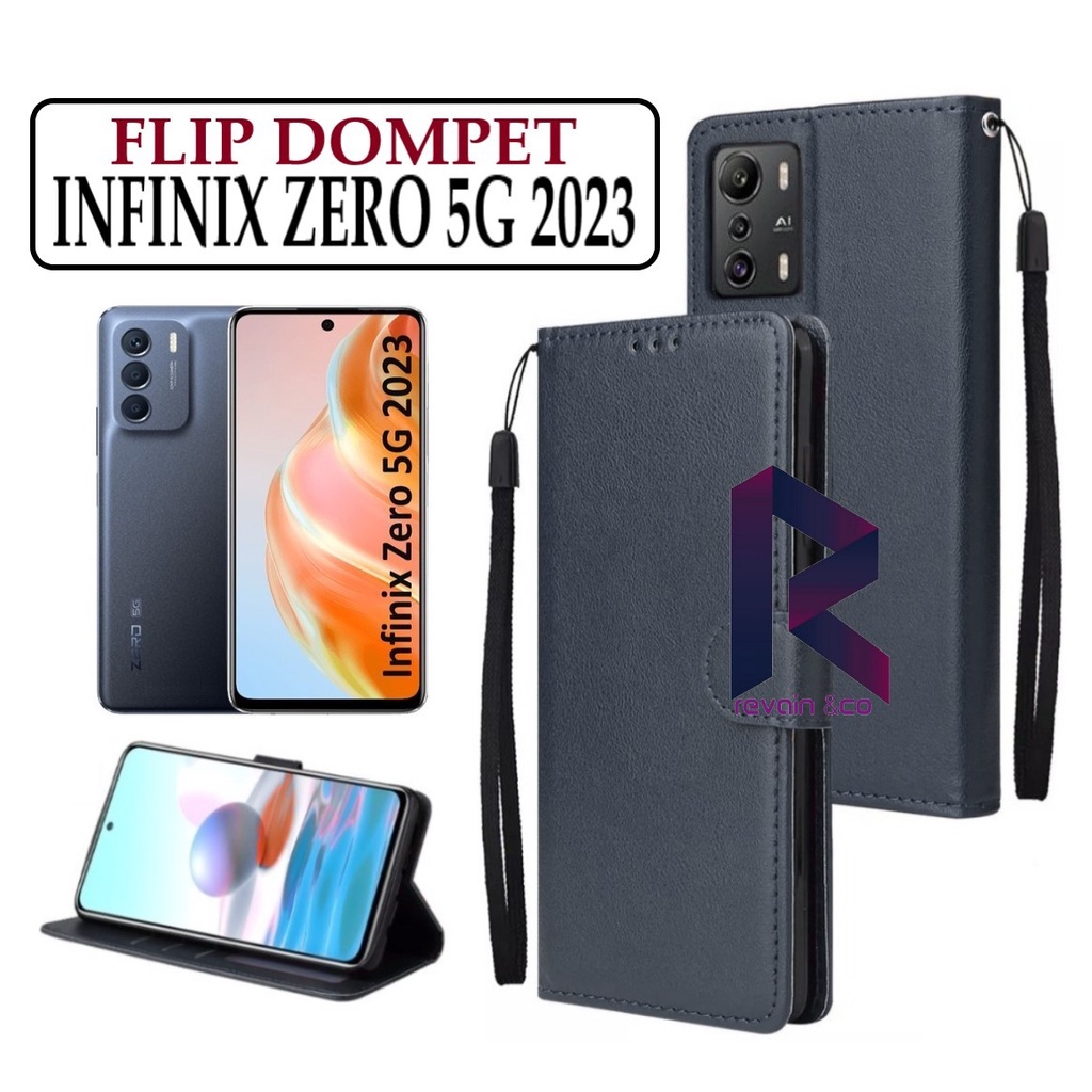 FLIP COVER INFINIX ZERO 5G 2023 FLIP WALLET LEATHER KULIT PREMIUM SARUNG BUKA TUTUP KESING HP FLIP CASE INFINIX ZERO 5G 2023