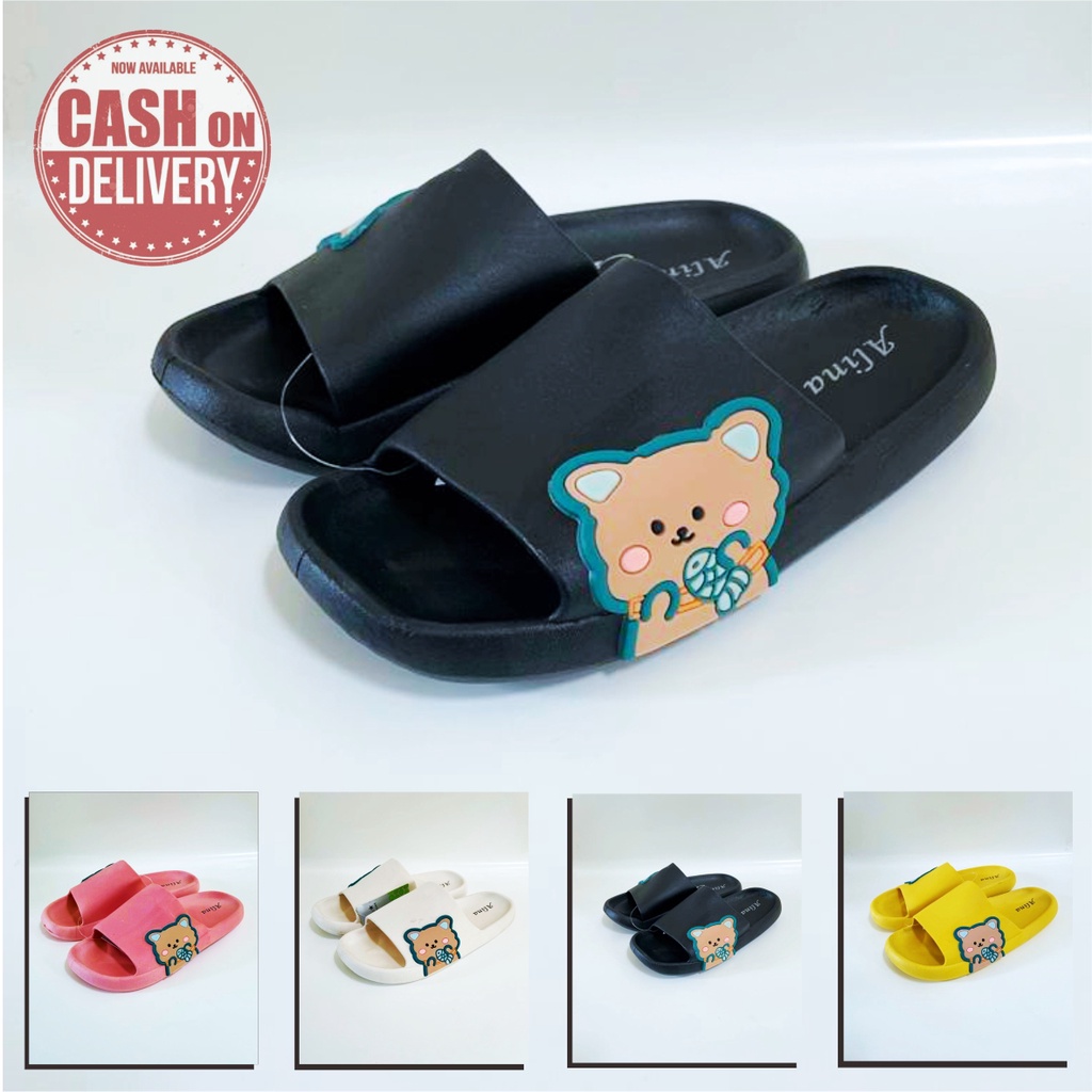 SENDAL kokop  WANITA DEWASA CANTIK MOTIF panda  KEREN