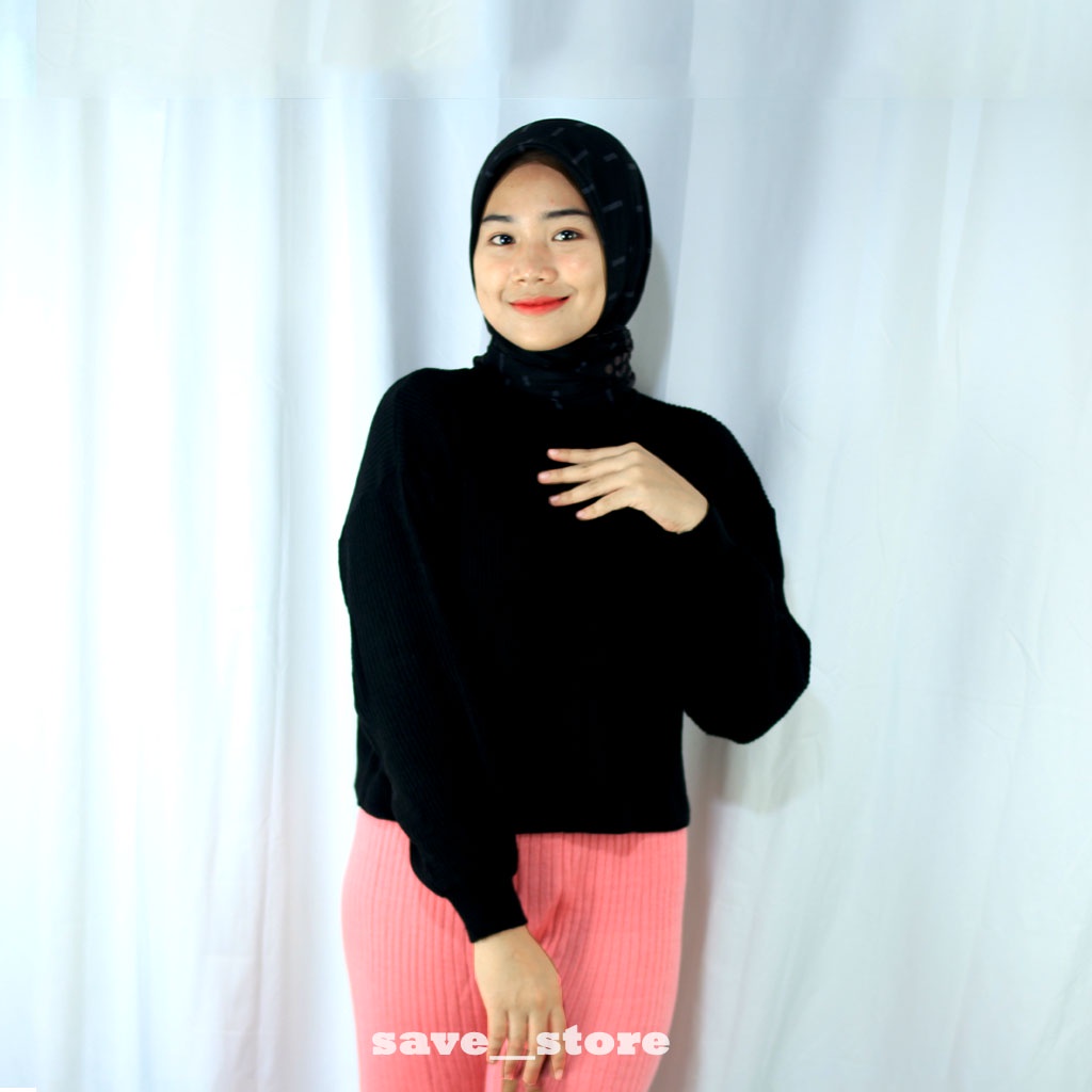 SWEATER RAJUT TURTLENECK PRIA WANITA