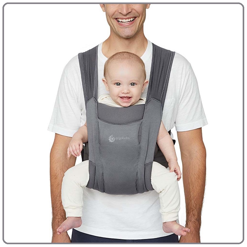 Ergobaby Embrace Soft Air Mesh Newborn Baby Carrier | Gendongan Bayi