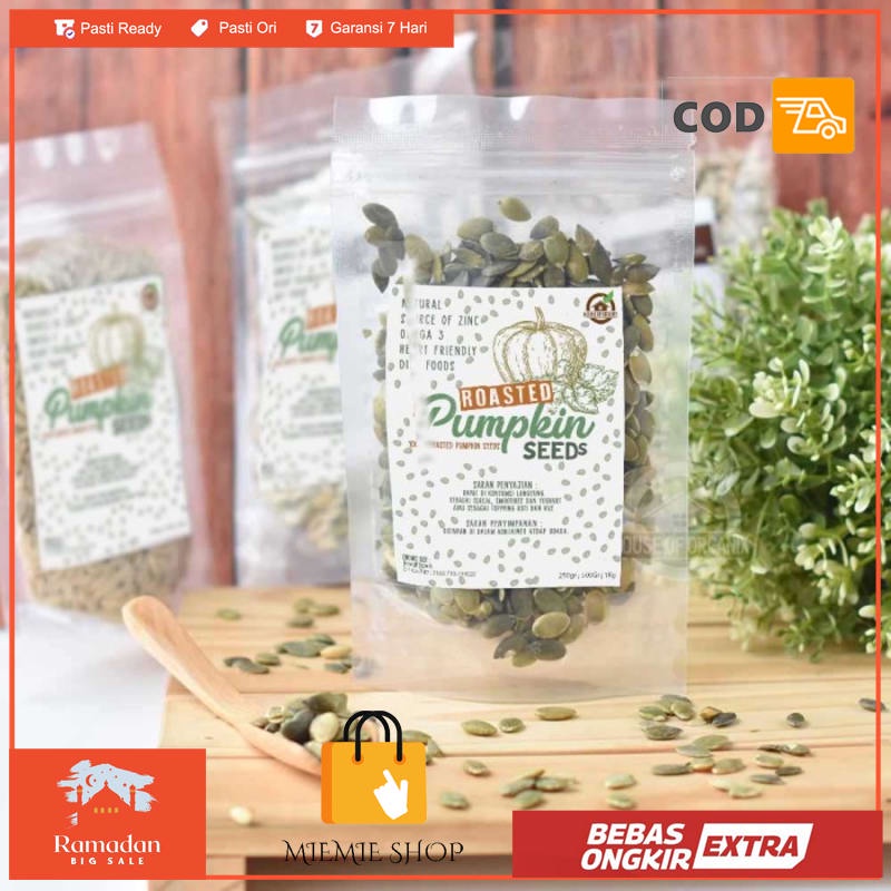 

Roasted Pumpkin Seeds Biji Labu Panggang - 250 Gr