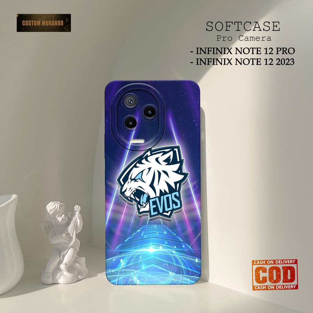 Soft case Hp Infinix Note 12 2023 / Infinix Note 12 Pro Terbaru - Fashion Case ESPORT - Cassing Hp I